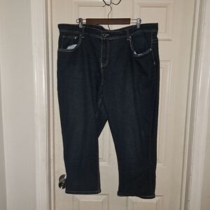 Faded Glory Embroderd back pockets jeans size 24W